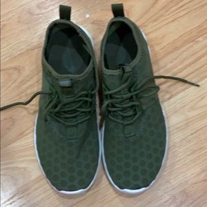 Great condition army green nikes